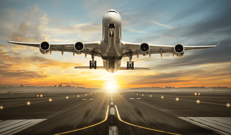plane taking off