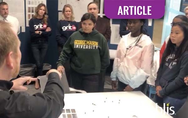 Noblis Hosts Girls Rock in Technology for Tour of Labs and Tech Facilities