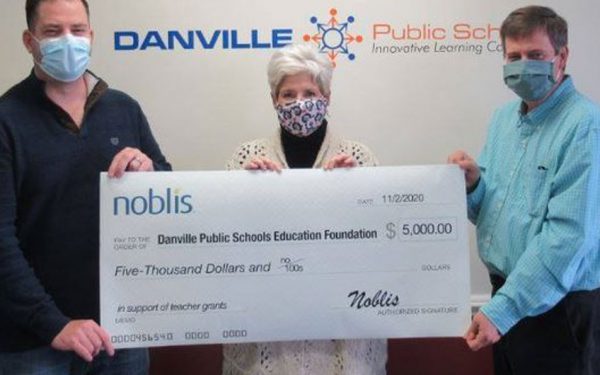 Noblis Donates $5,000 to Danville Public Schools Education Foundation to Support Instruction During Pandemic