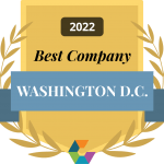 Comparably 2022 Best Company Washington D.C. winner logo