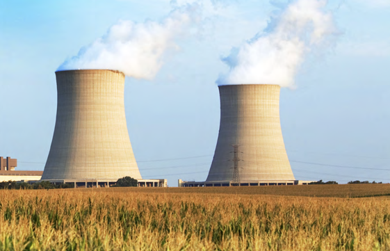 nuclear power plants with steam