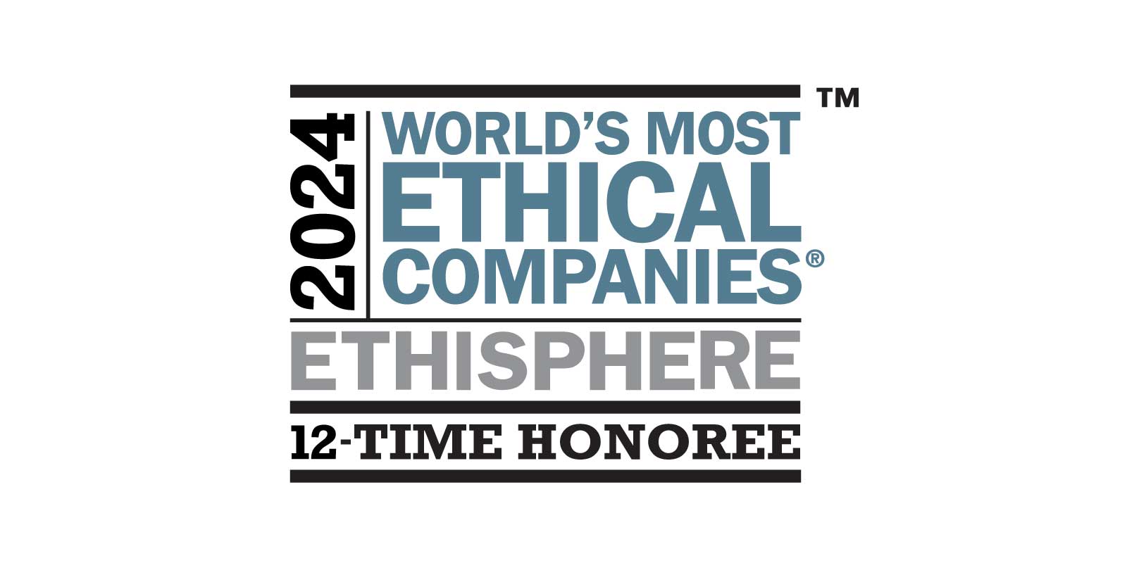 Ethisphere 2024 World's most Ethical Companies 12-time Honoree