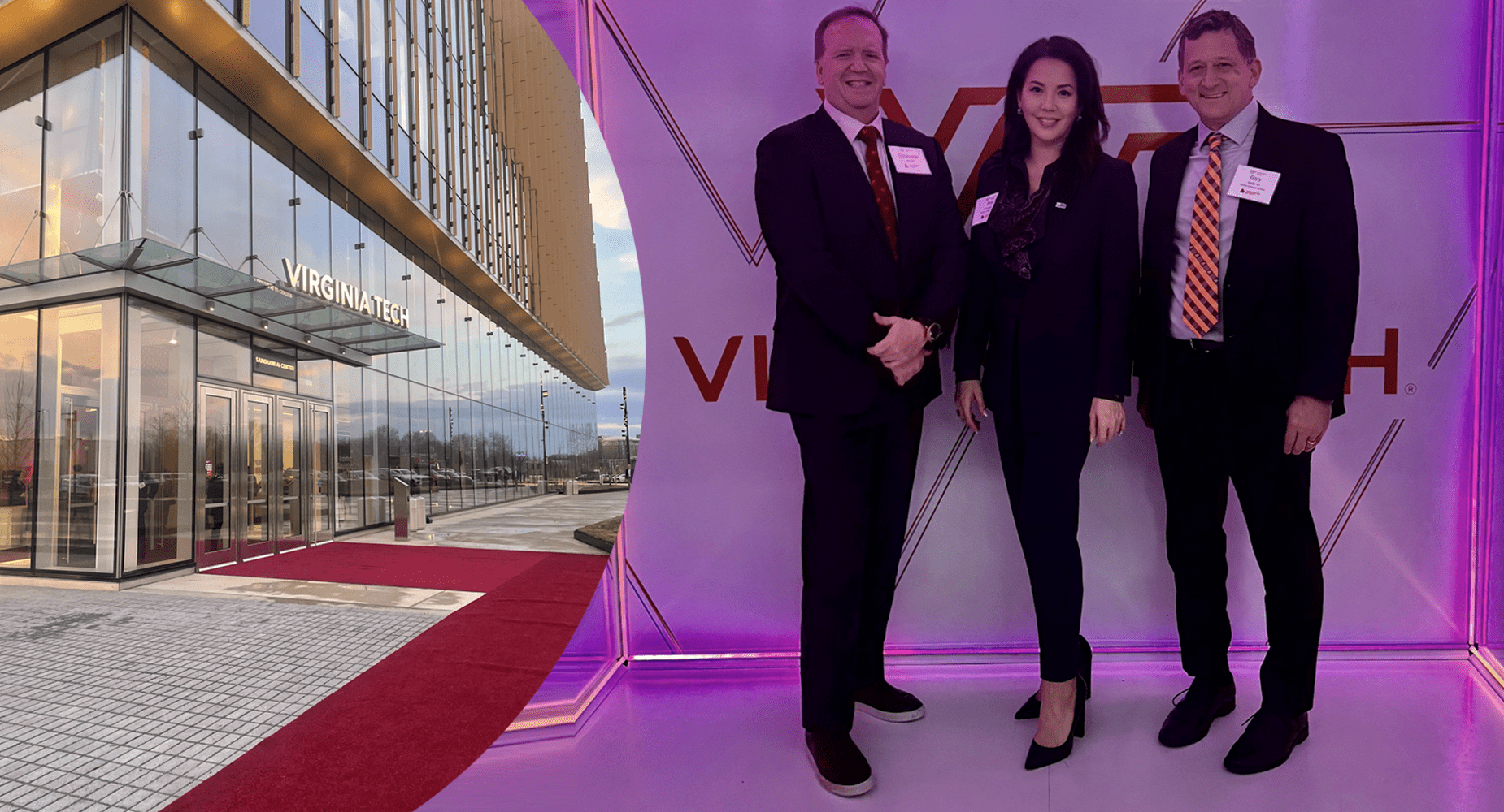 Noblis staff at Virginia Tech innovation campus