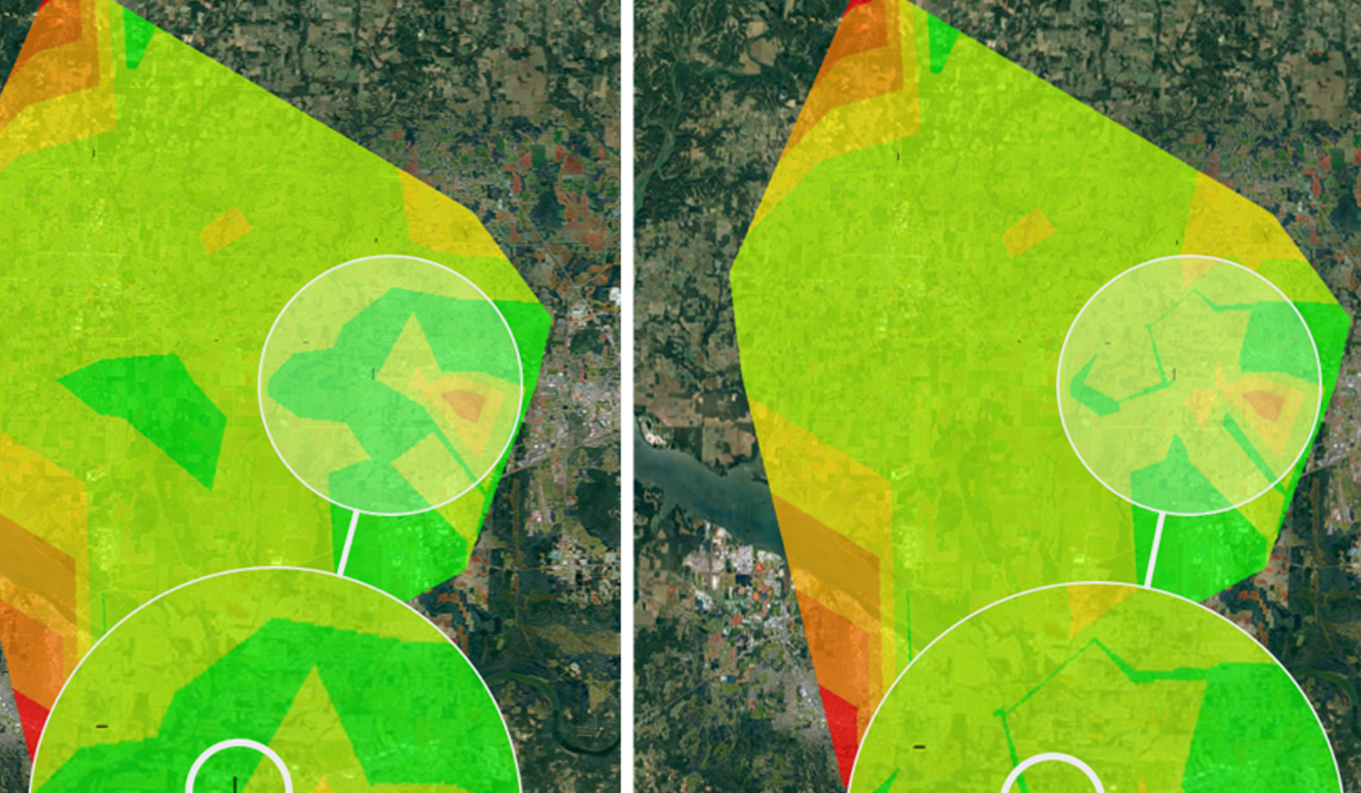 digital twin heat map imagery