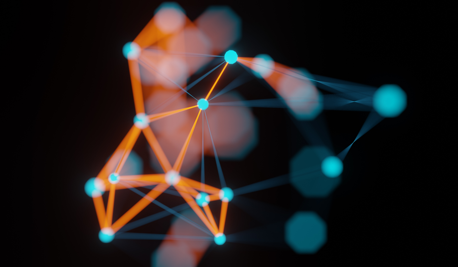 connected dots representing disease transmission data