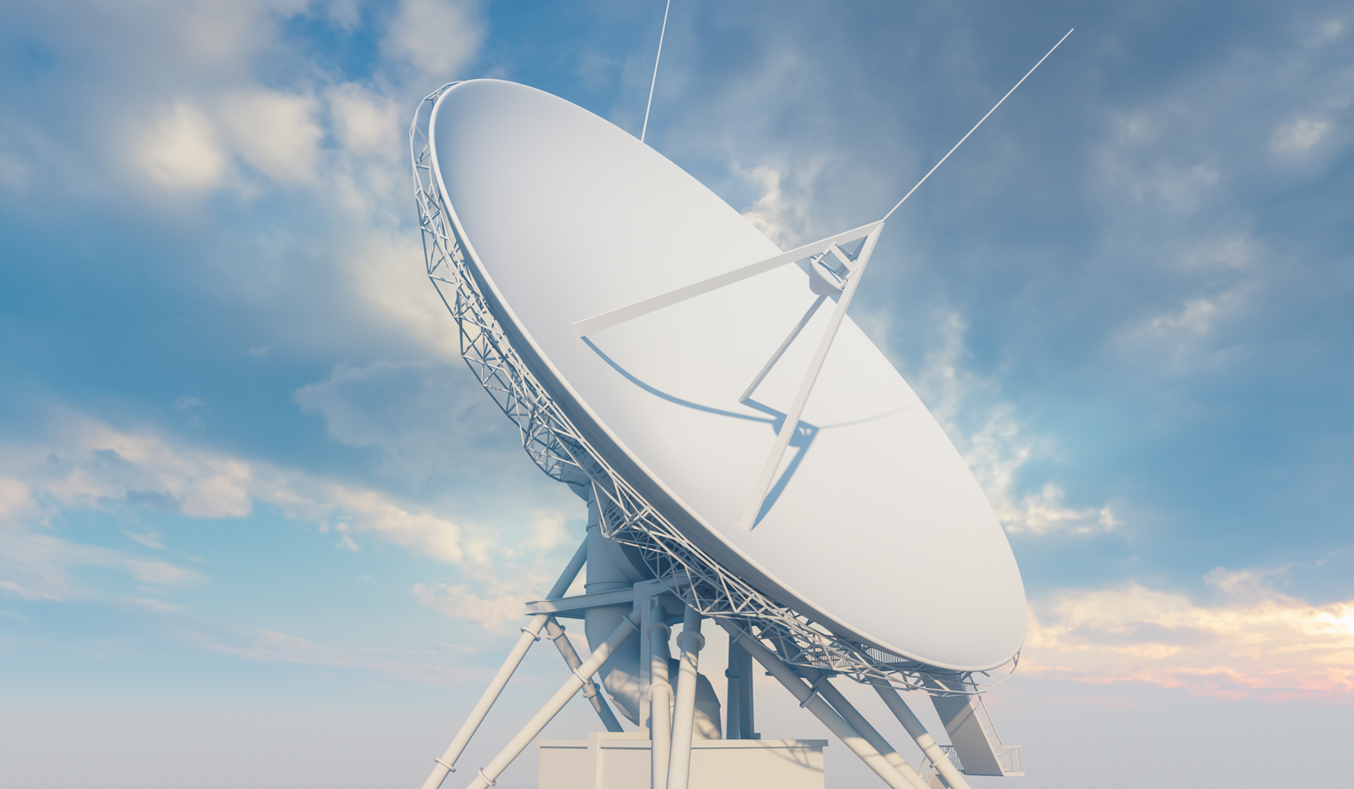 satellite antennae for wireless comms